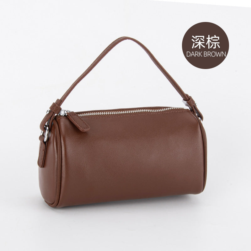 Wholesale Genuine top-grain cowhide simple crossbody bag